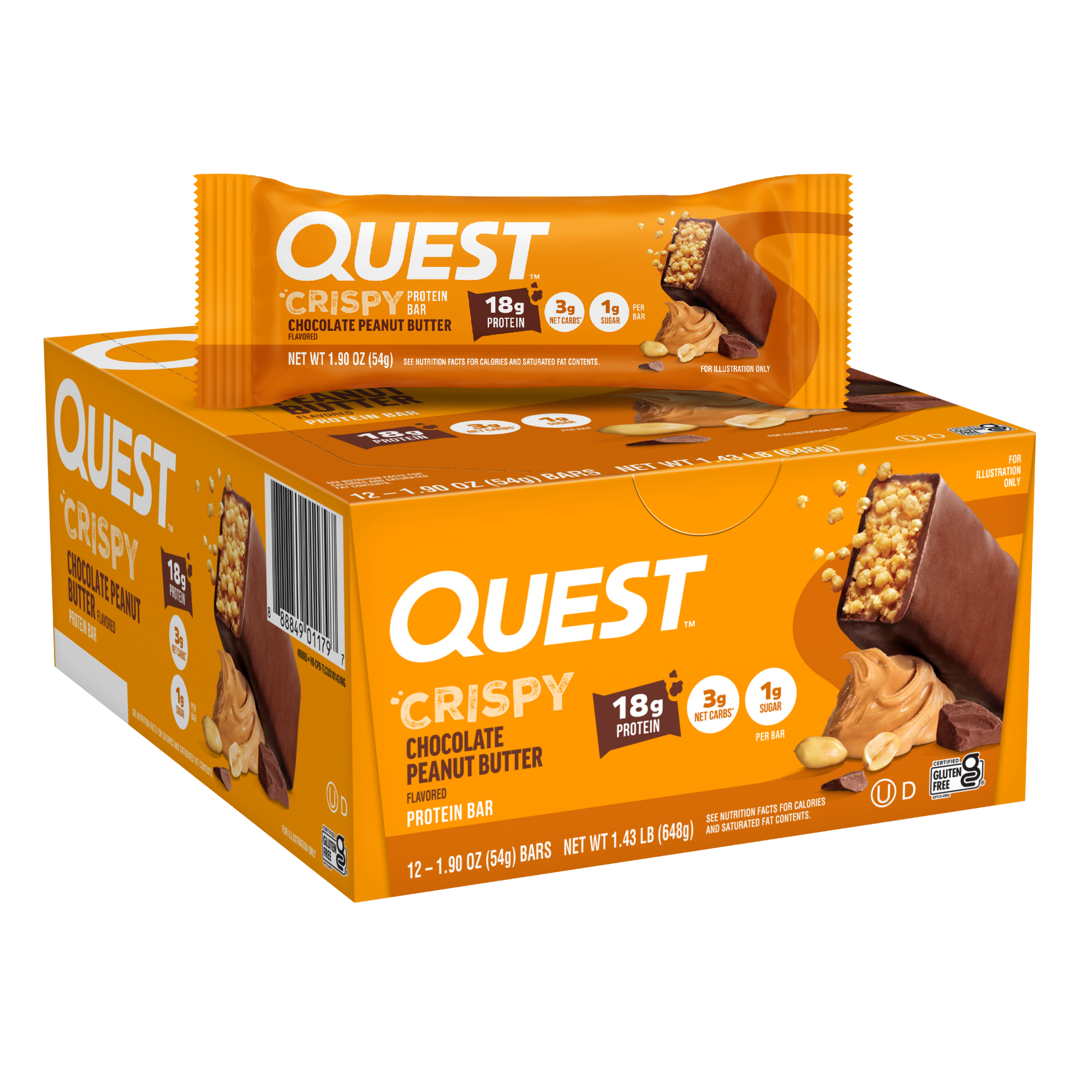 chocolate-peanut-butter-crispy-hero-protein-bars-r2 400095_QN_USA_Pkg_Crispy_ProteinBar_CPB_12ctCarton_3D_Composite_Force.png